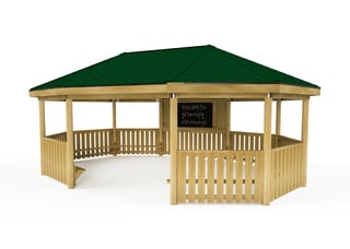 Extended Octagonal Outdoor Classroom