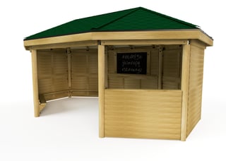 Extended Hexagonal Outdoor Classroom