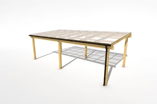 Freestanding Timber Canopy 8M x 4M