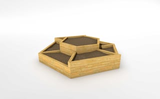 Hexagonal Sleeper Planter