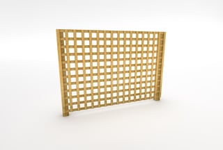 Trellis Panel on Posts 