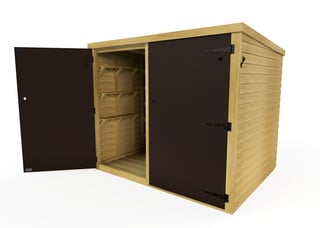 Large Timber Play Store (2.6m)