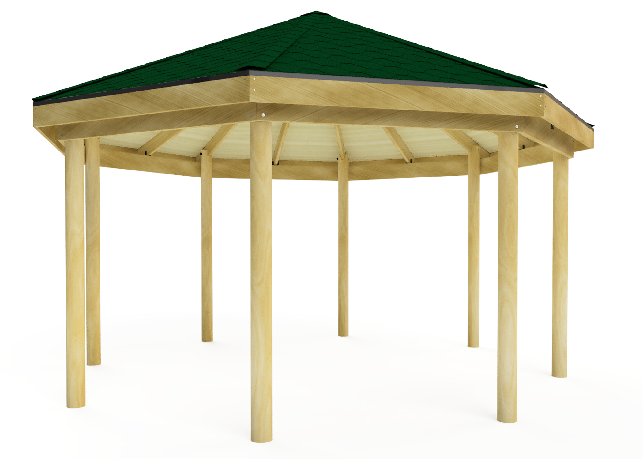 Octagonal Playground Shelter (6m)