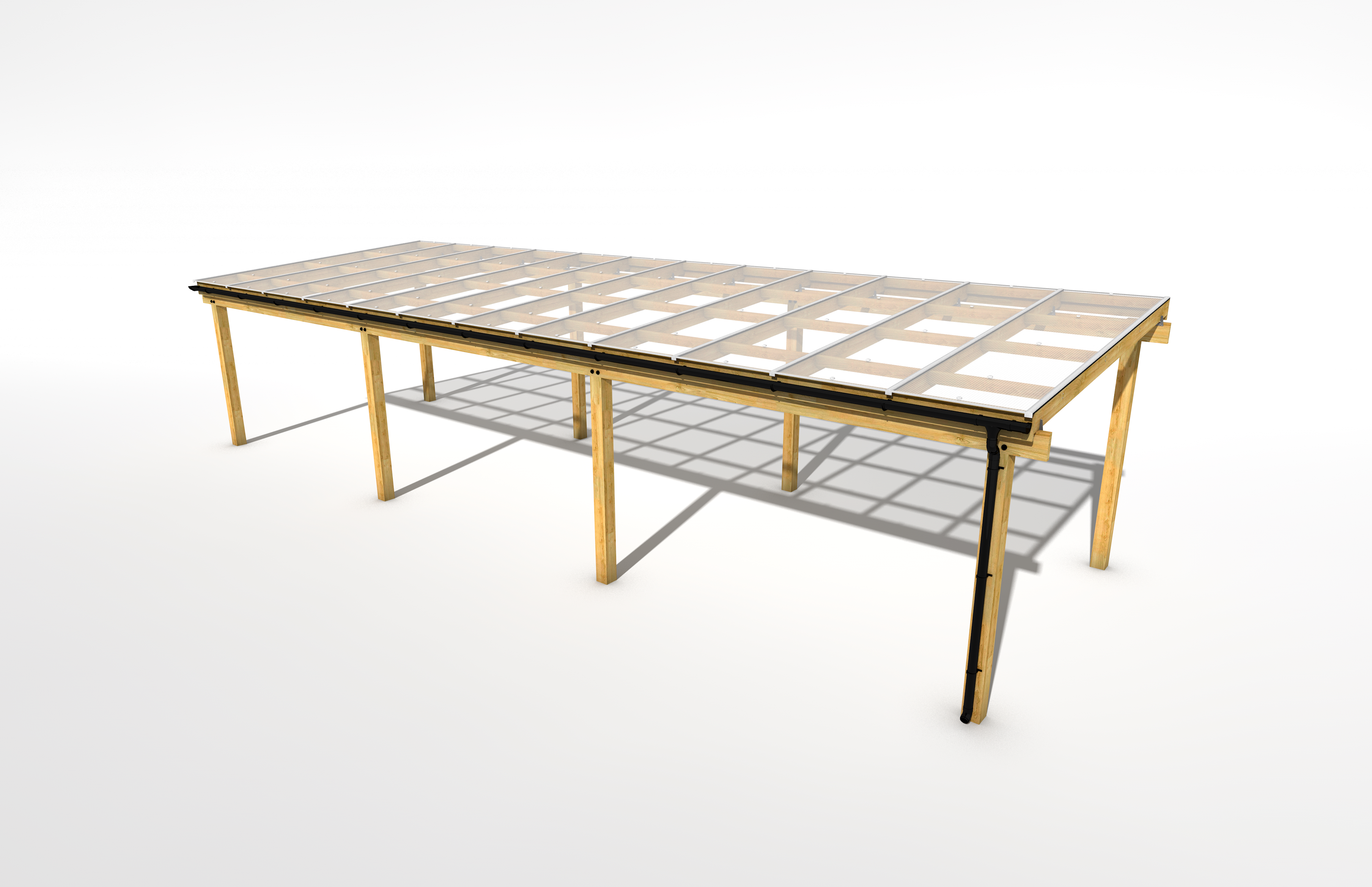 Freestanding Timber Canopy 12M x 4M- Opal
