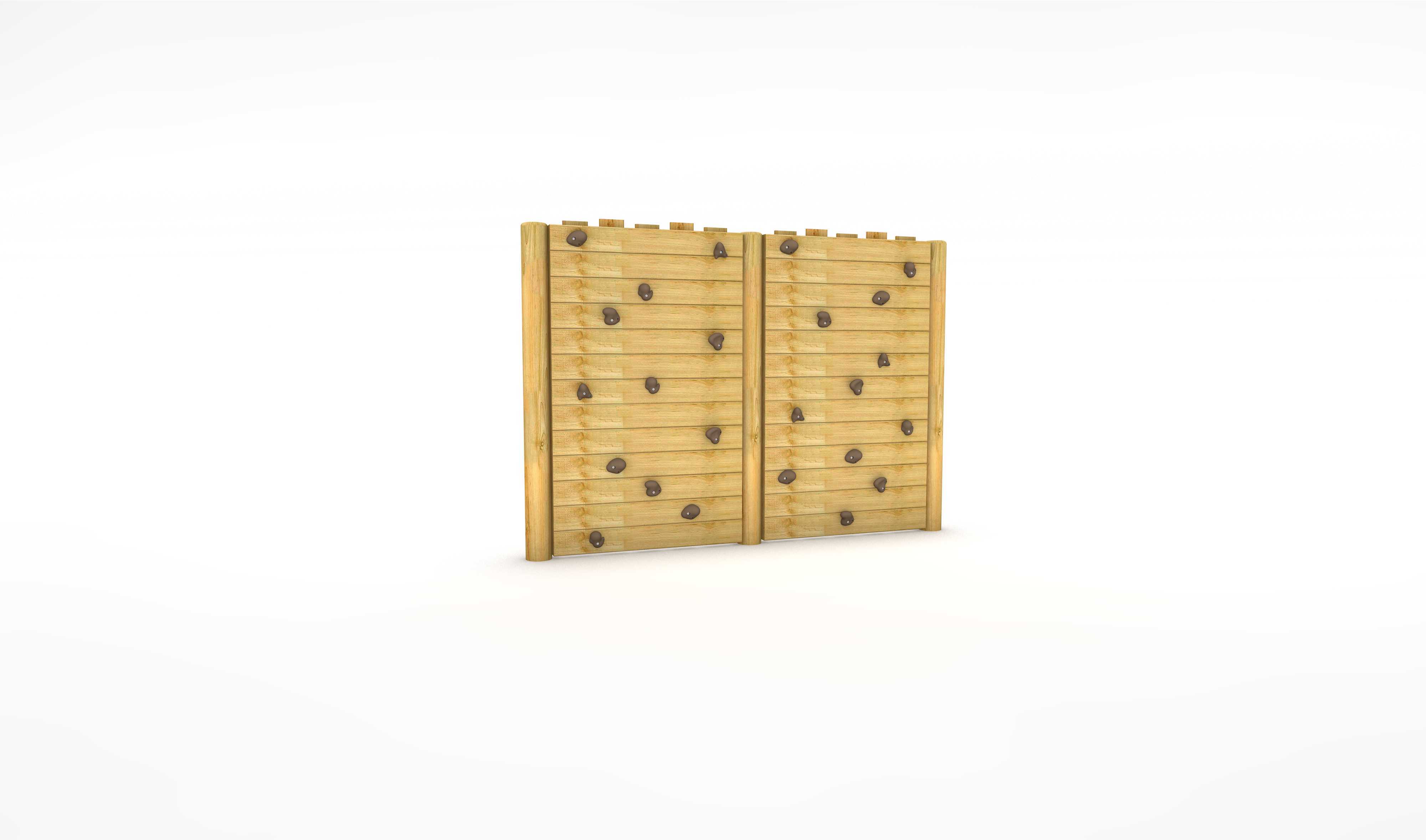 Dual Solid Climbing Wall Traverse