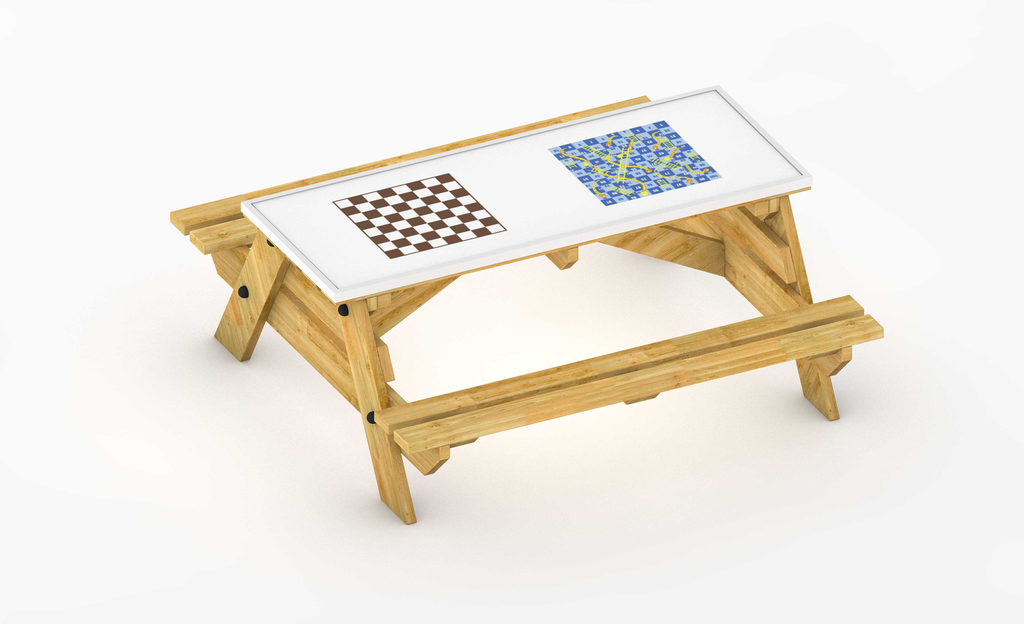 Games Top Table - Snakes and Chess