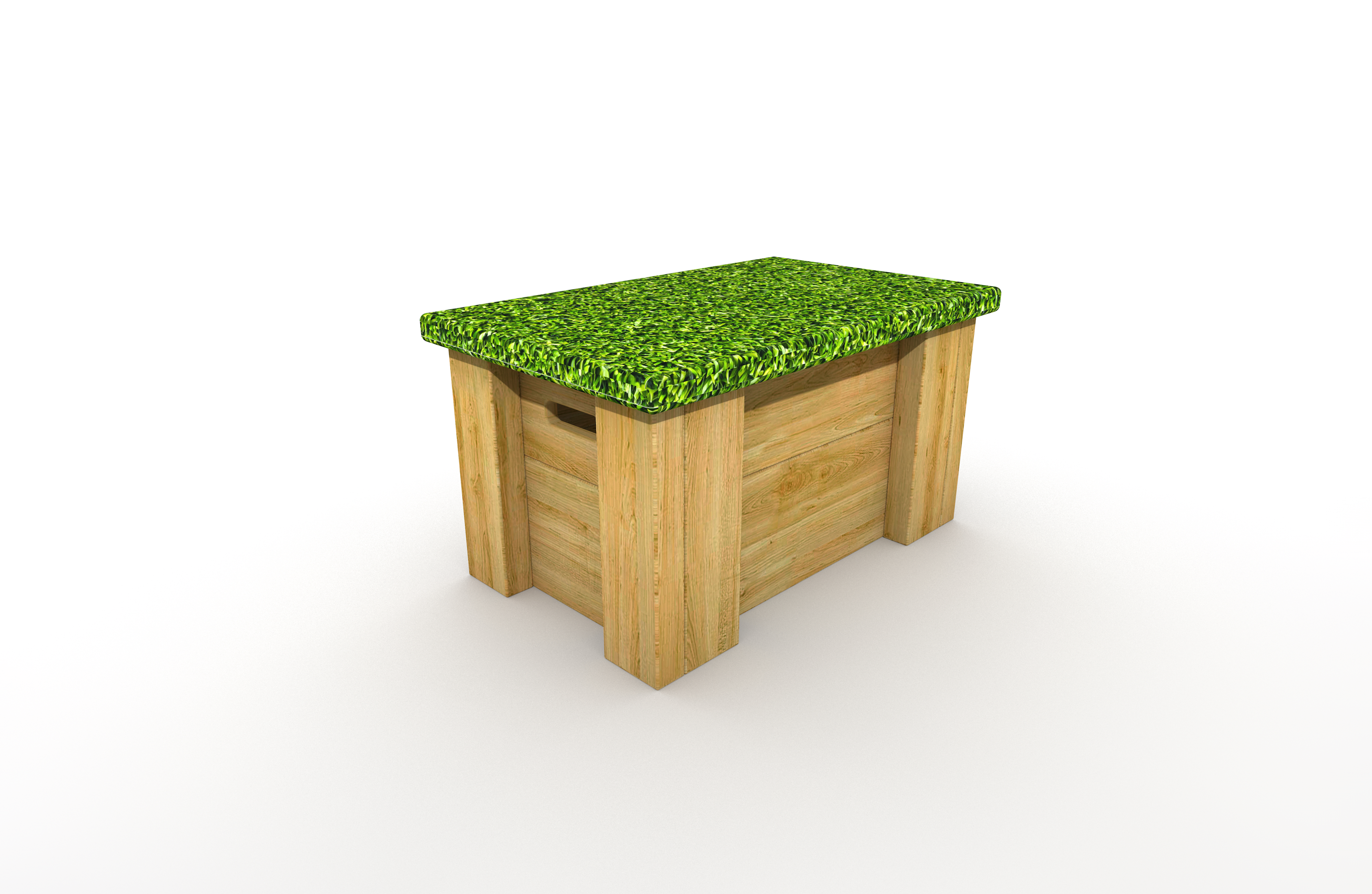 Grass Stool - Rectangular