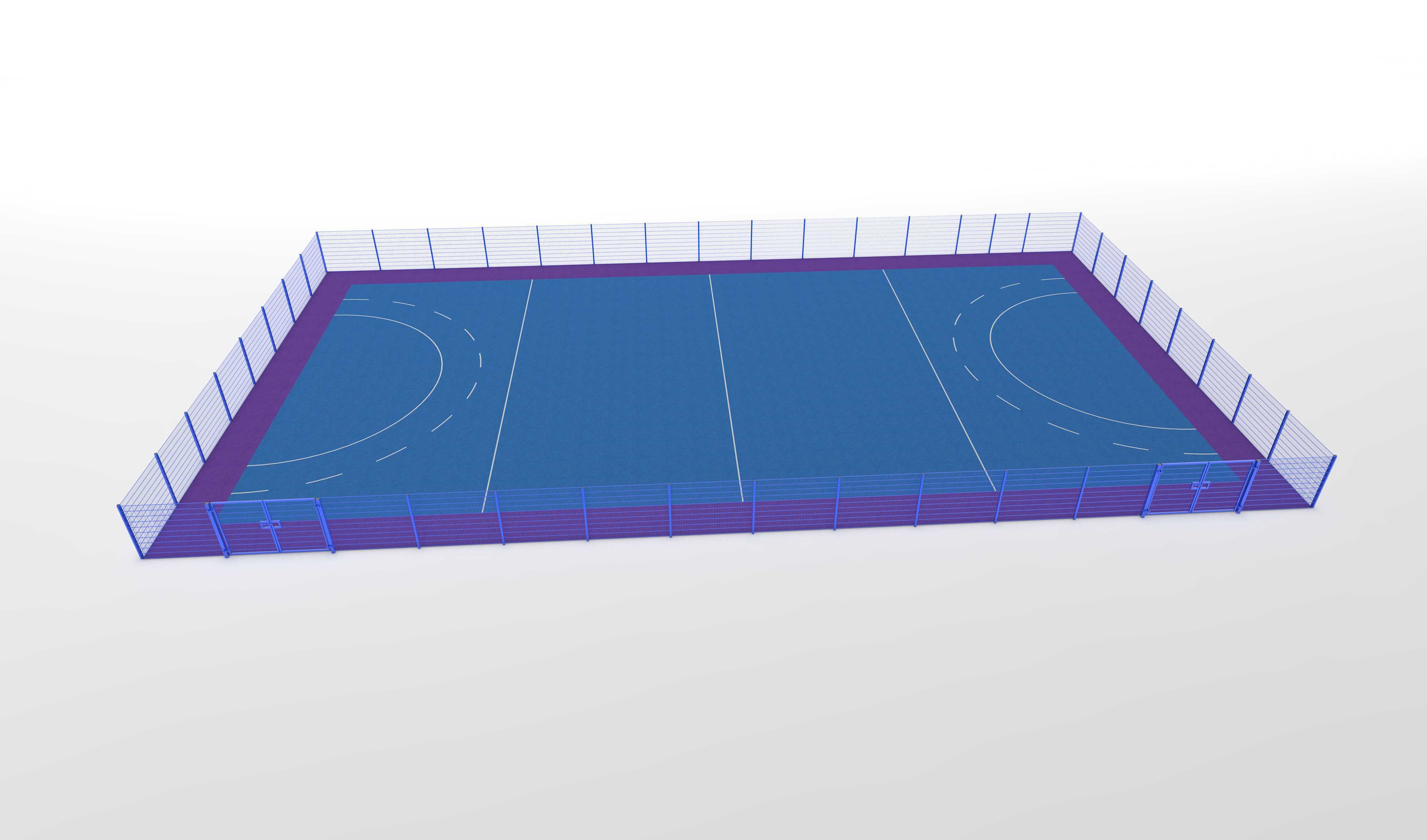 32m x 16m  MUGA