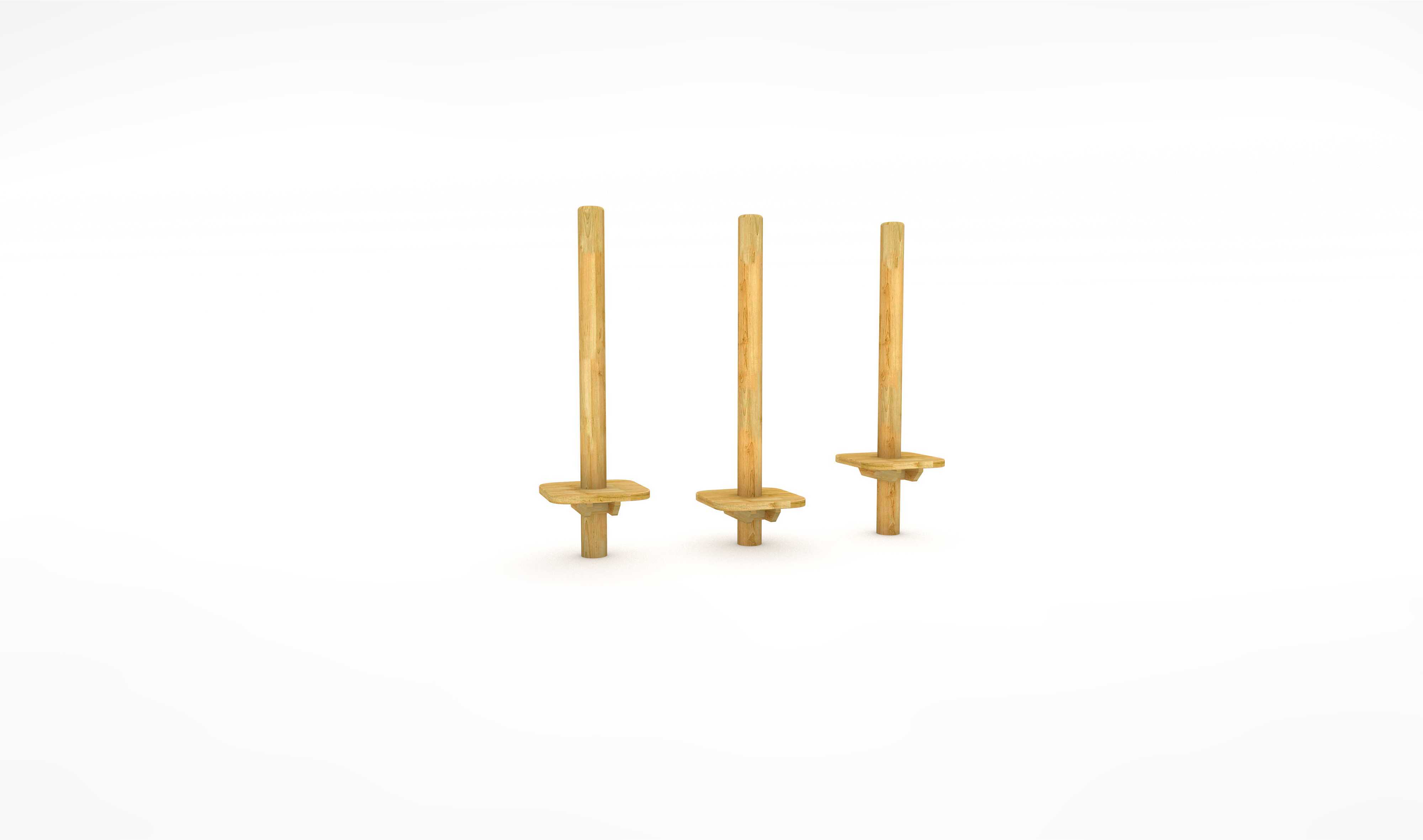 Timber Stepping Tree (Set of 3)