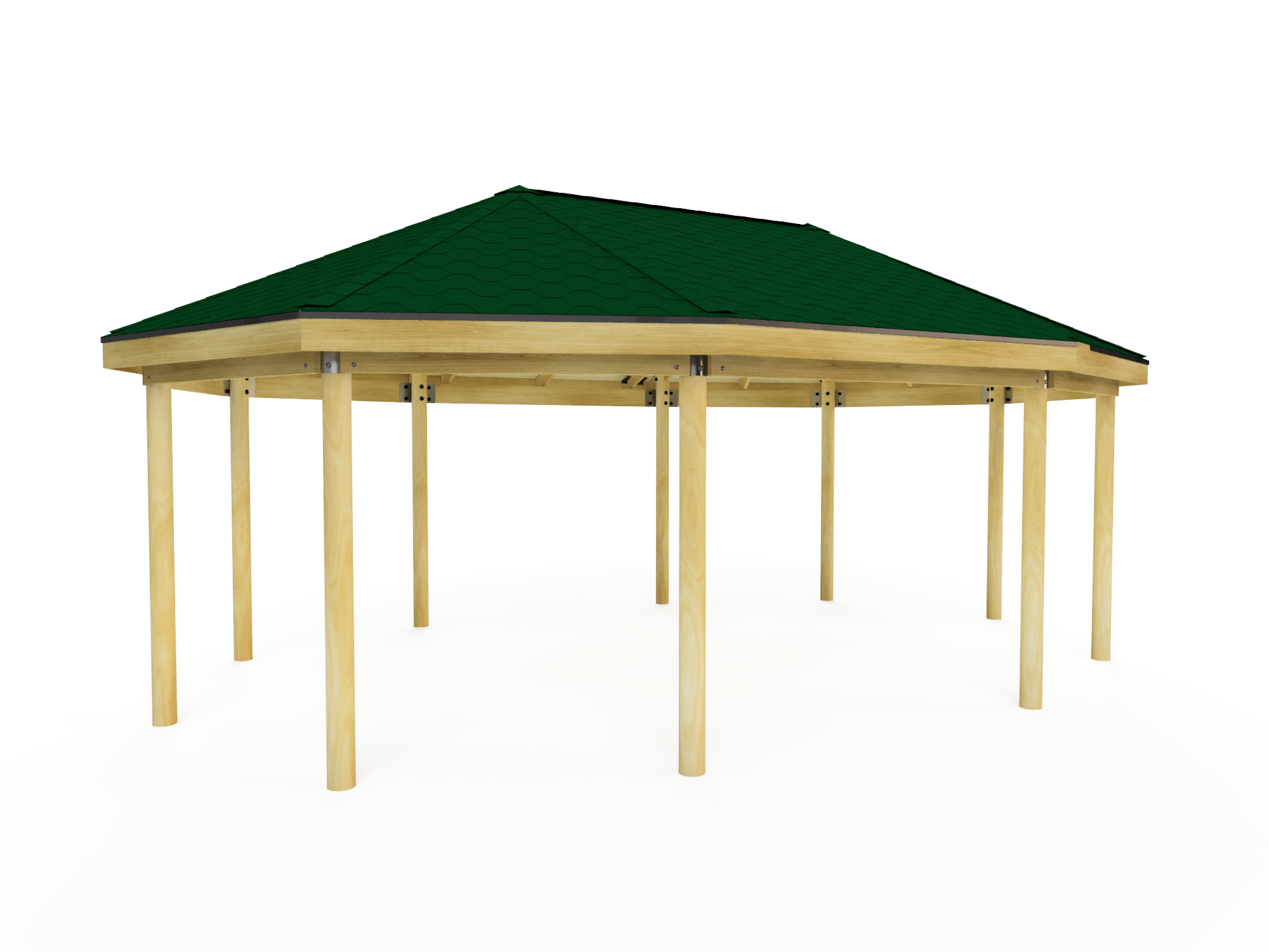 Extended Octagonal Playground Shelter