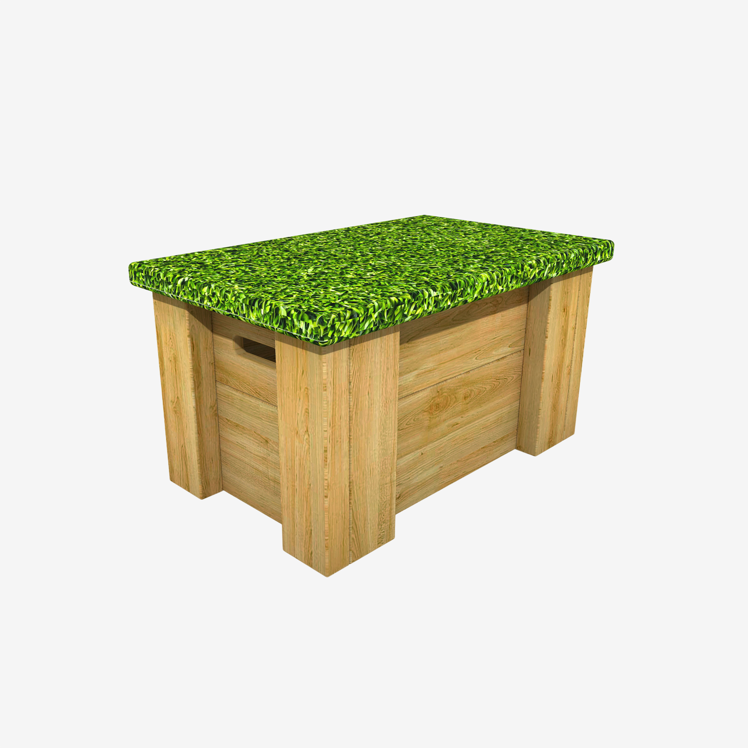 Grass Stool - Rectangular