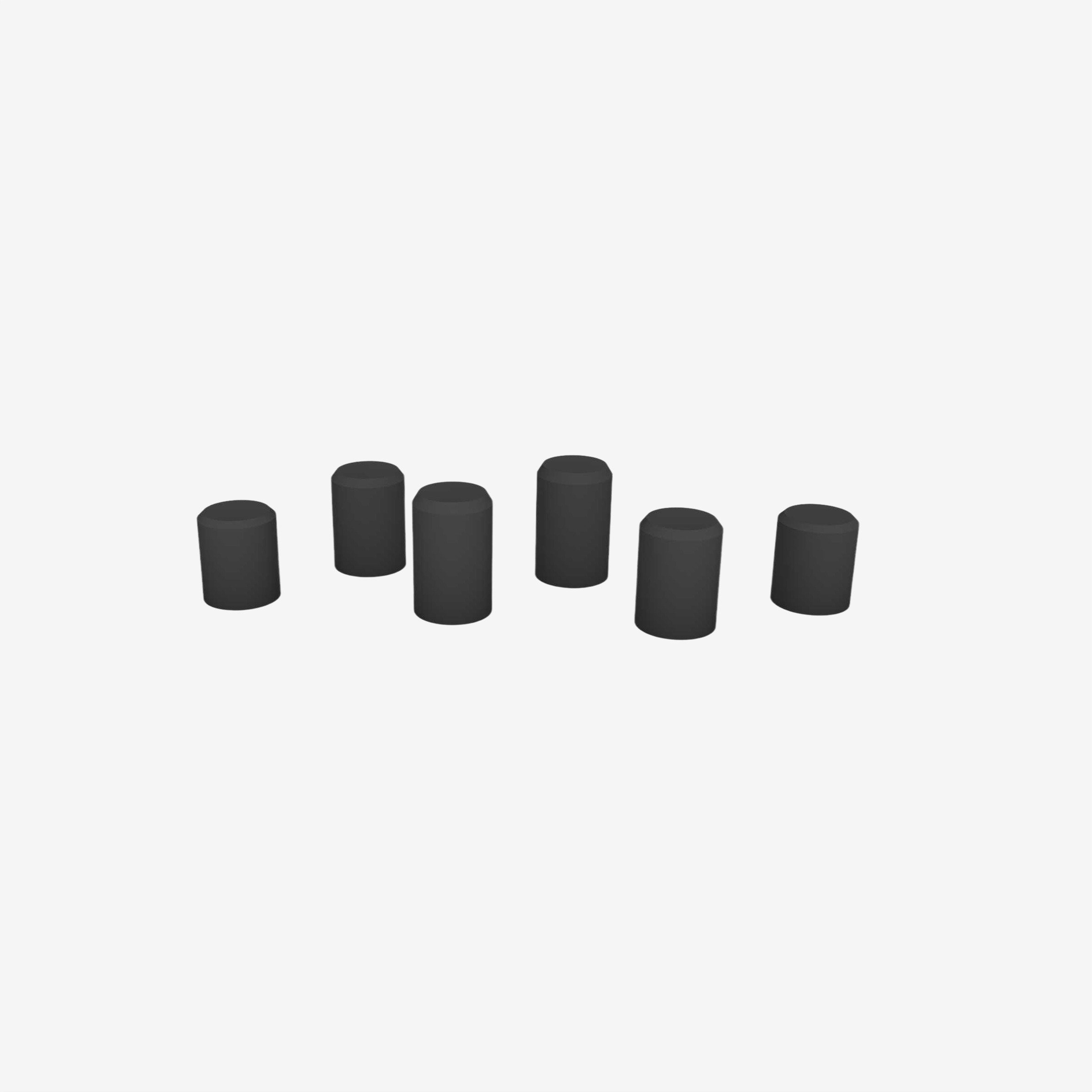 Rubber Step Posts (Set of 6)
