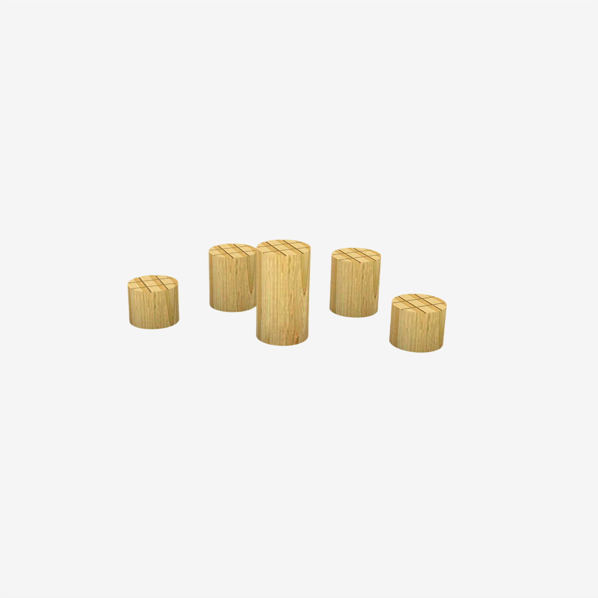 Timber Step Posts (Set of 6)