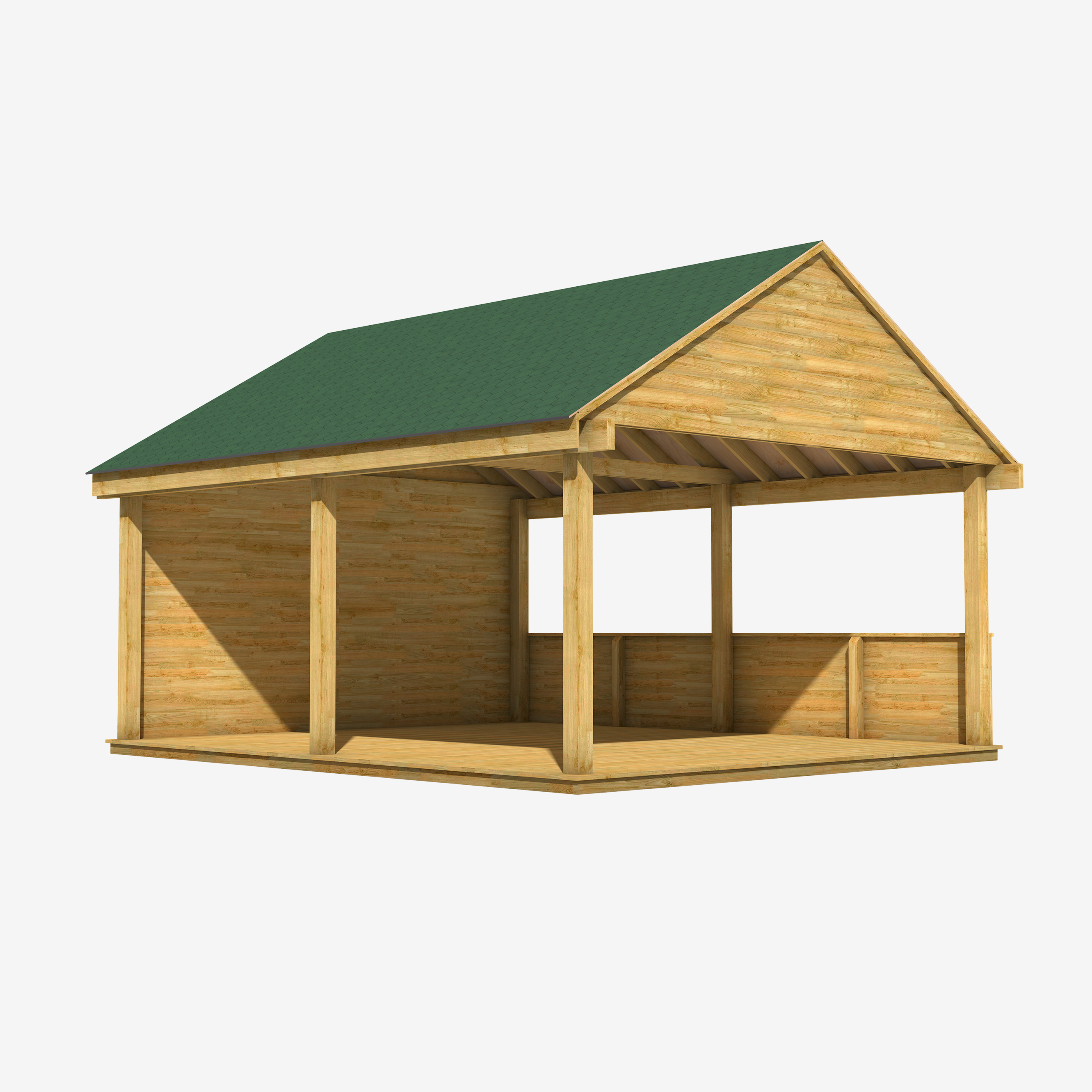 6m x 5m Gable End with Cladding