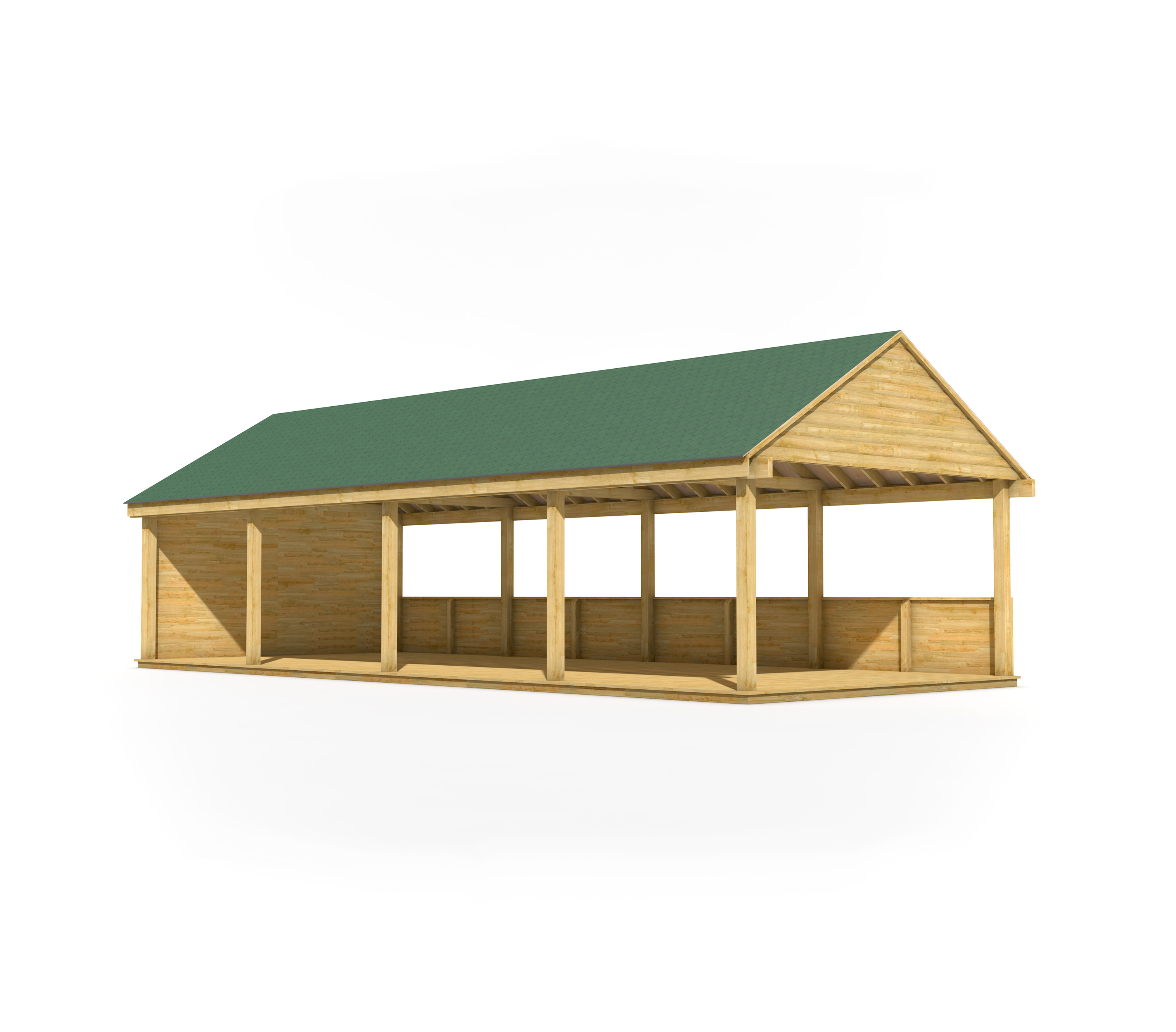 12m x 5m Gable End with Cladding Square