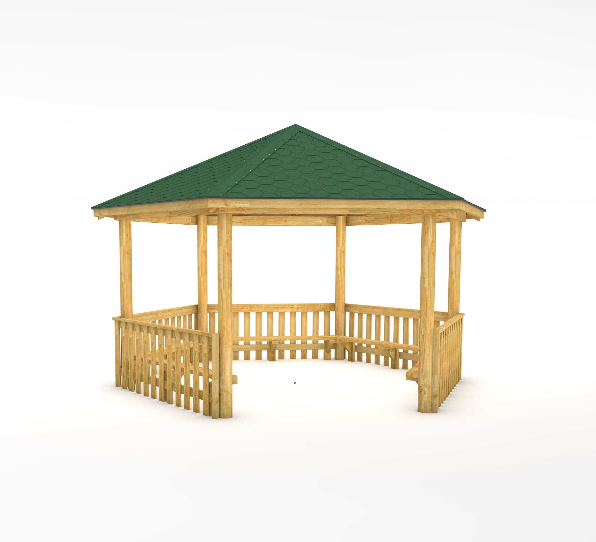 5m Gazebo without decked base