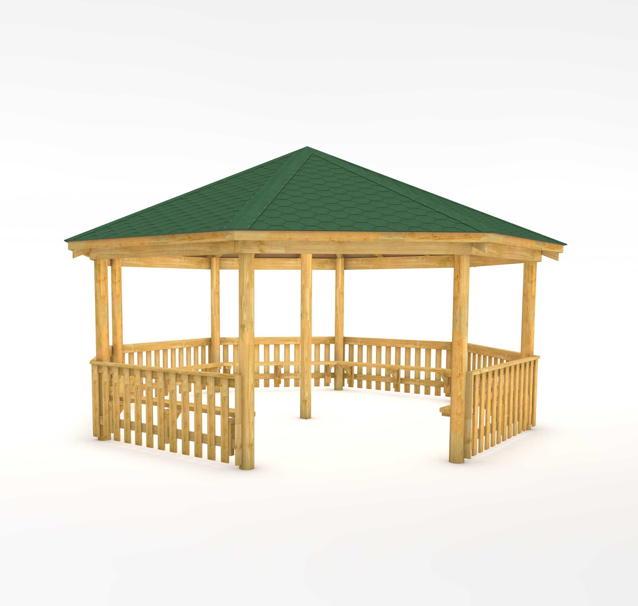 6m Gazebo without decked base