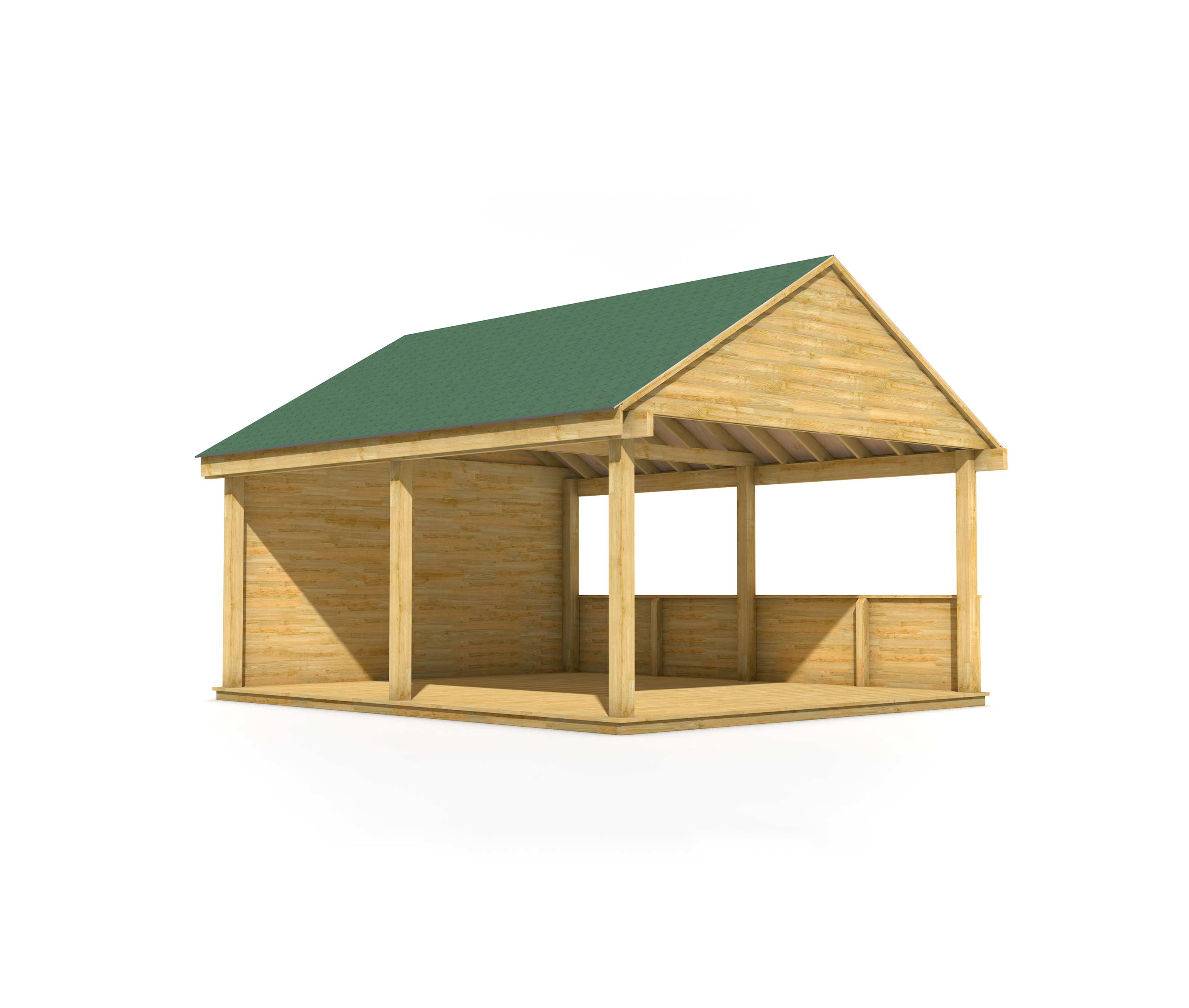 6m x 5m Gable End with Cladding