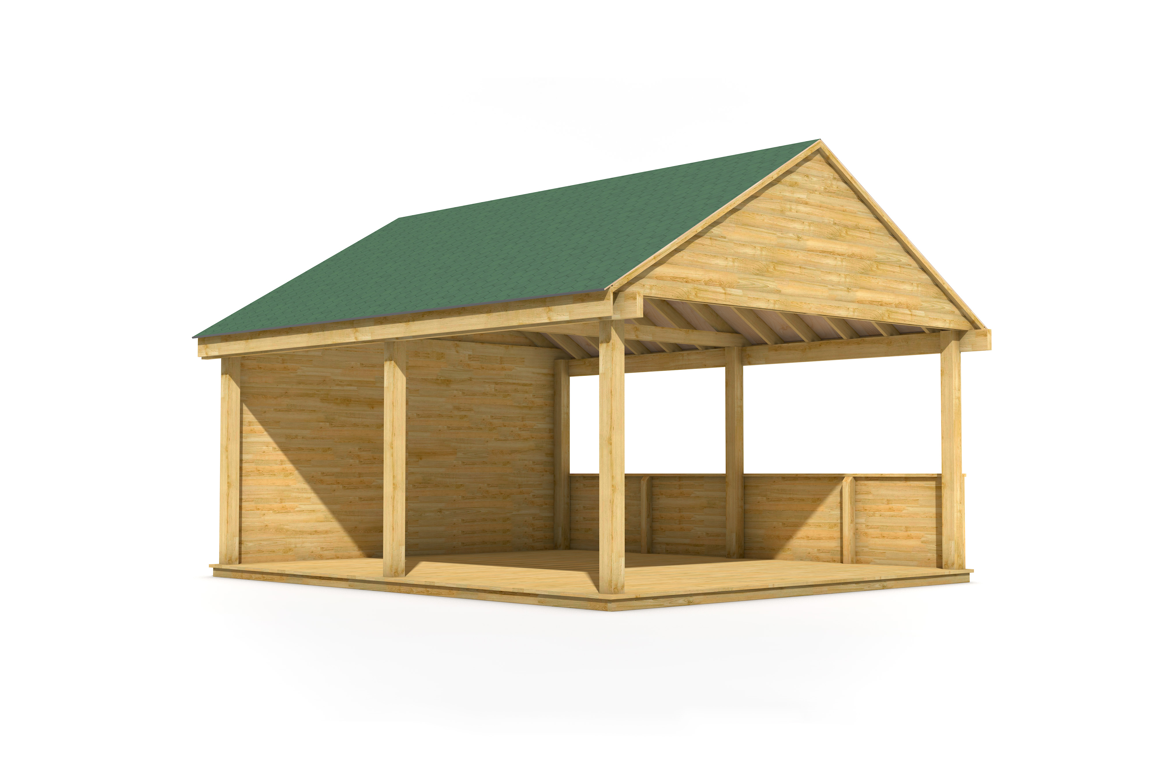 6m x 5m Gable End with Cladding