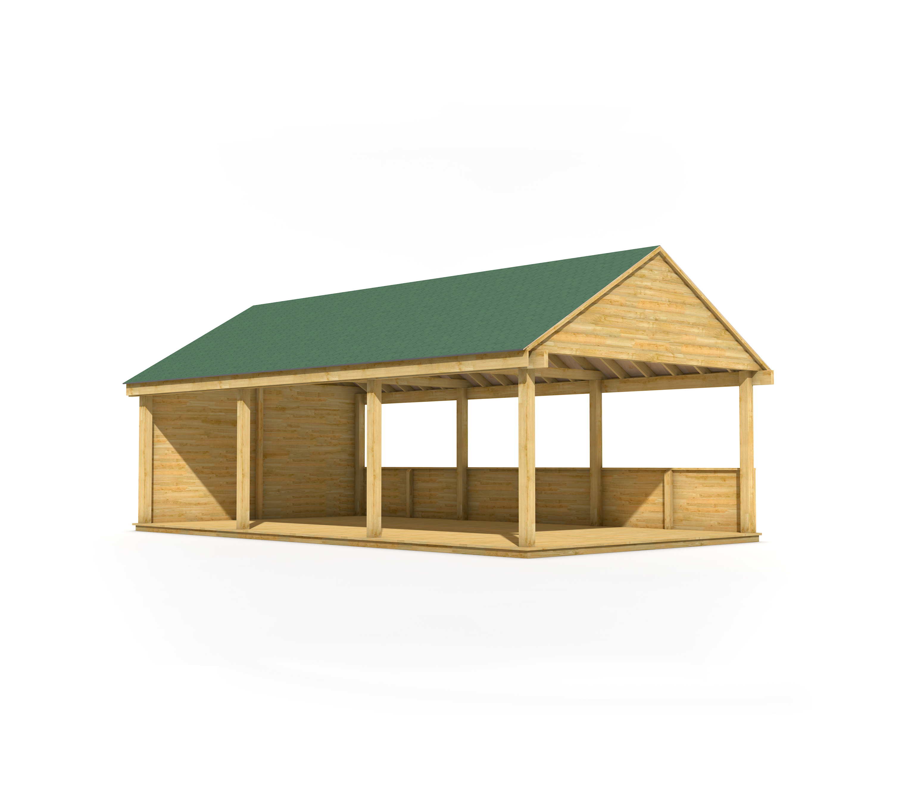 9m x 5m Gable End with Cladding