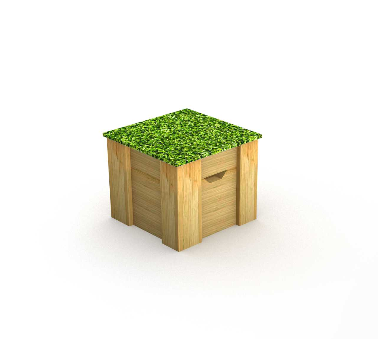 Grass Stool - Small Square