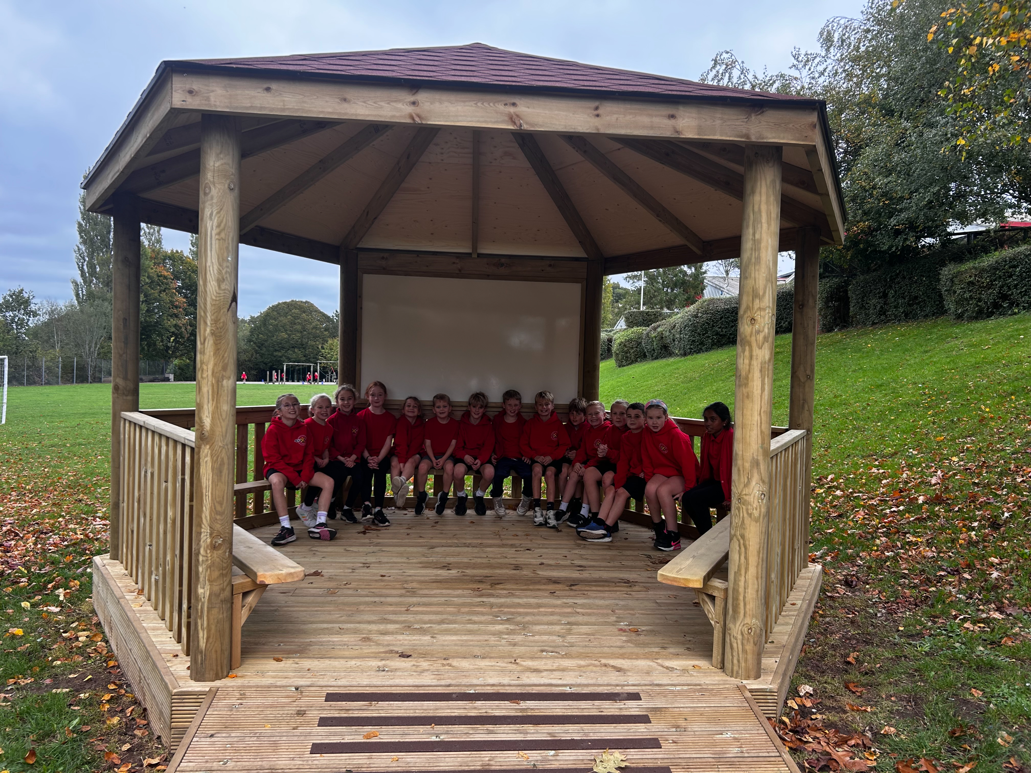 School playground planning: gazebo option
