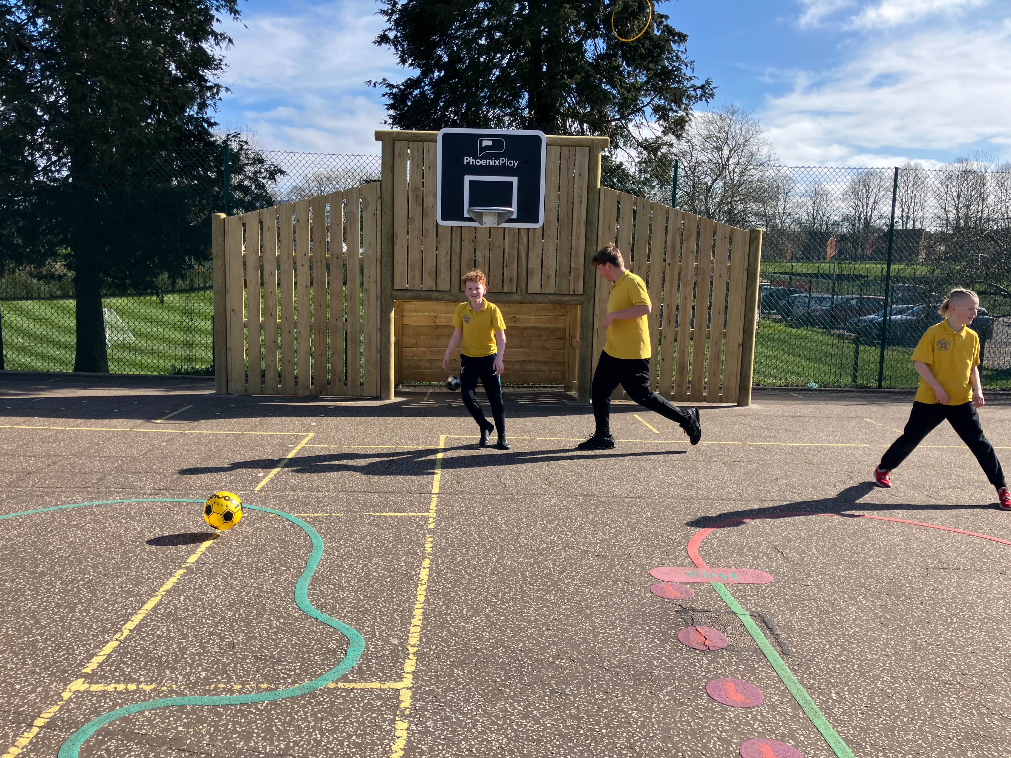 Physical Development: Goal End installation at Henderson Green Primary Academy