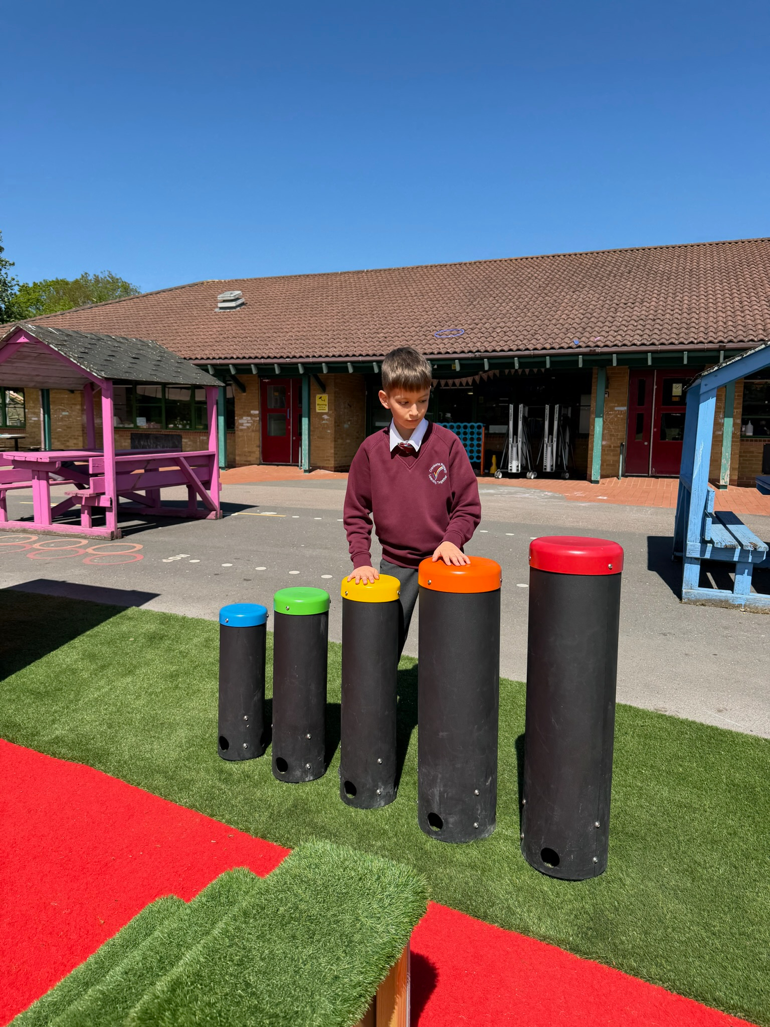 Cranborne School Playground Design - Sensory development