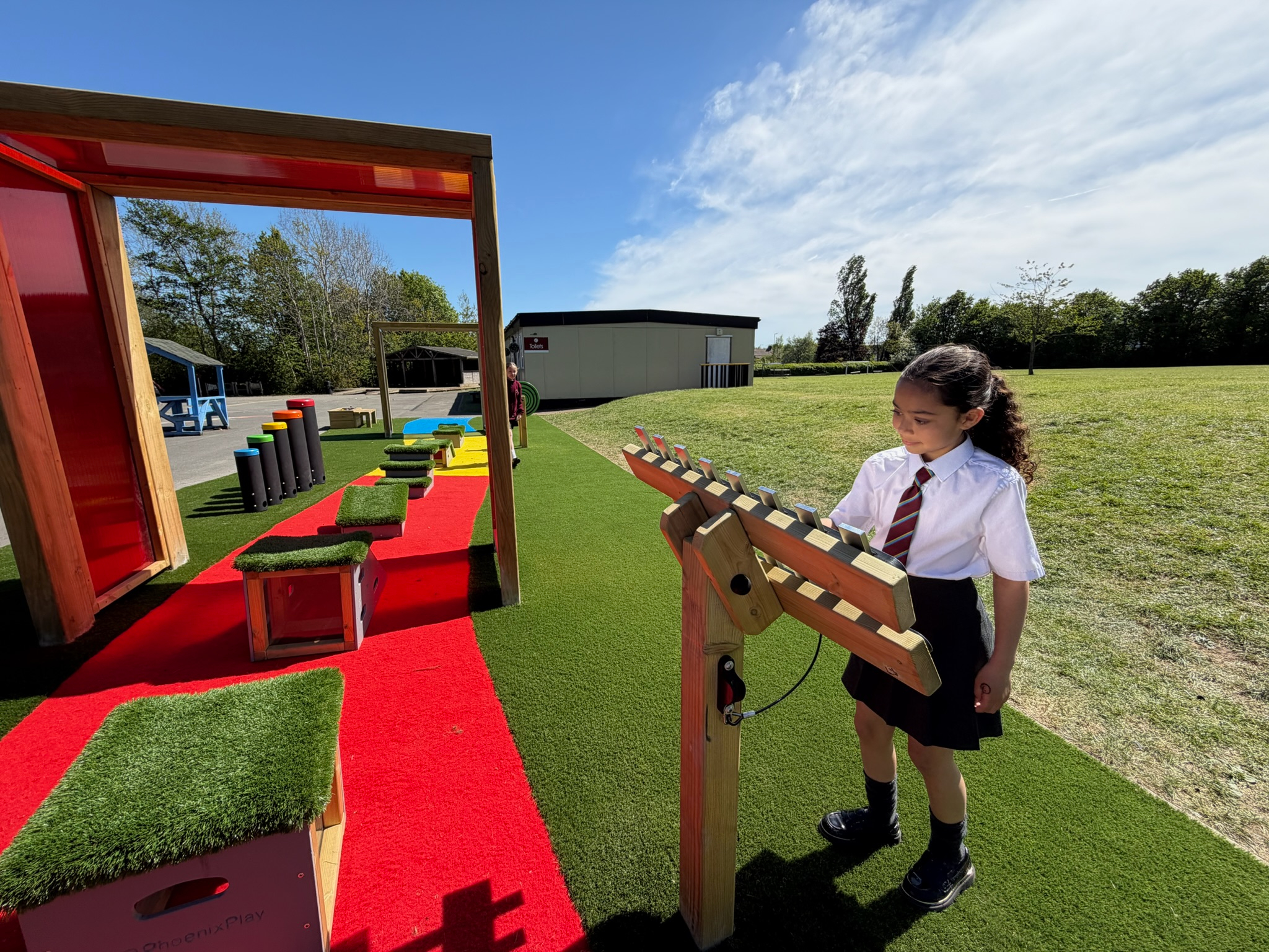Cranborne School Playground Design - Sensory development