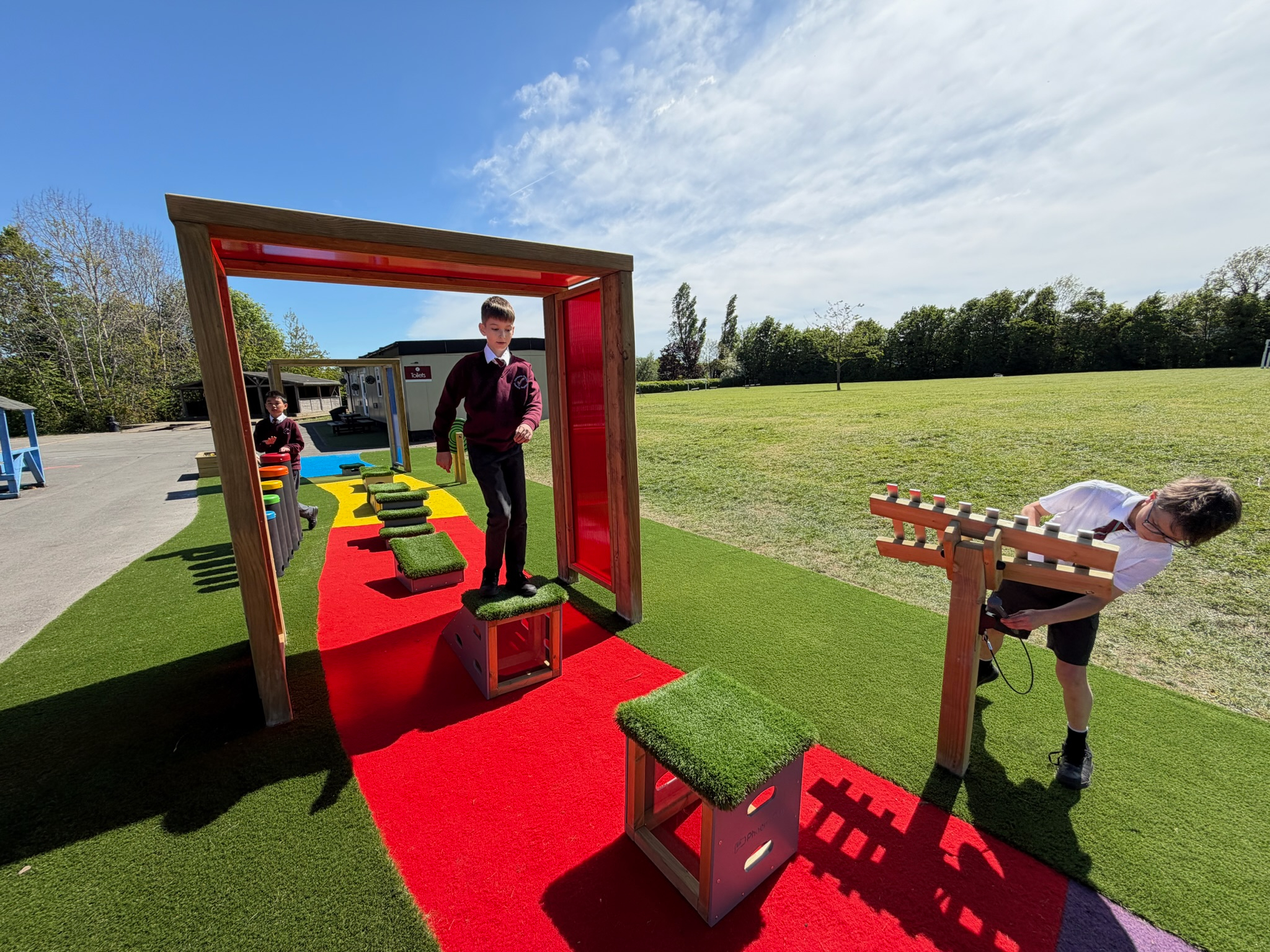 Cranborne School Playground Design - Sensory development