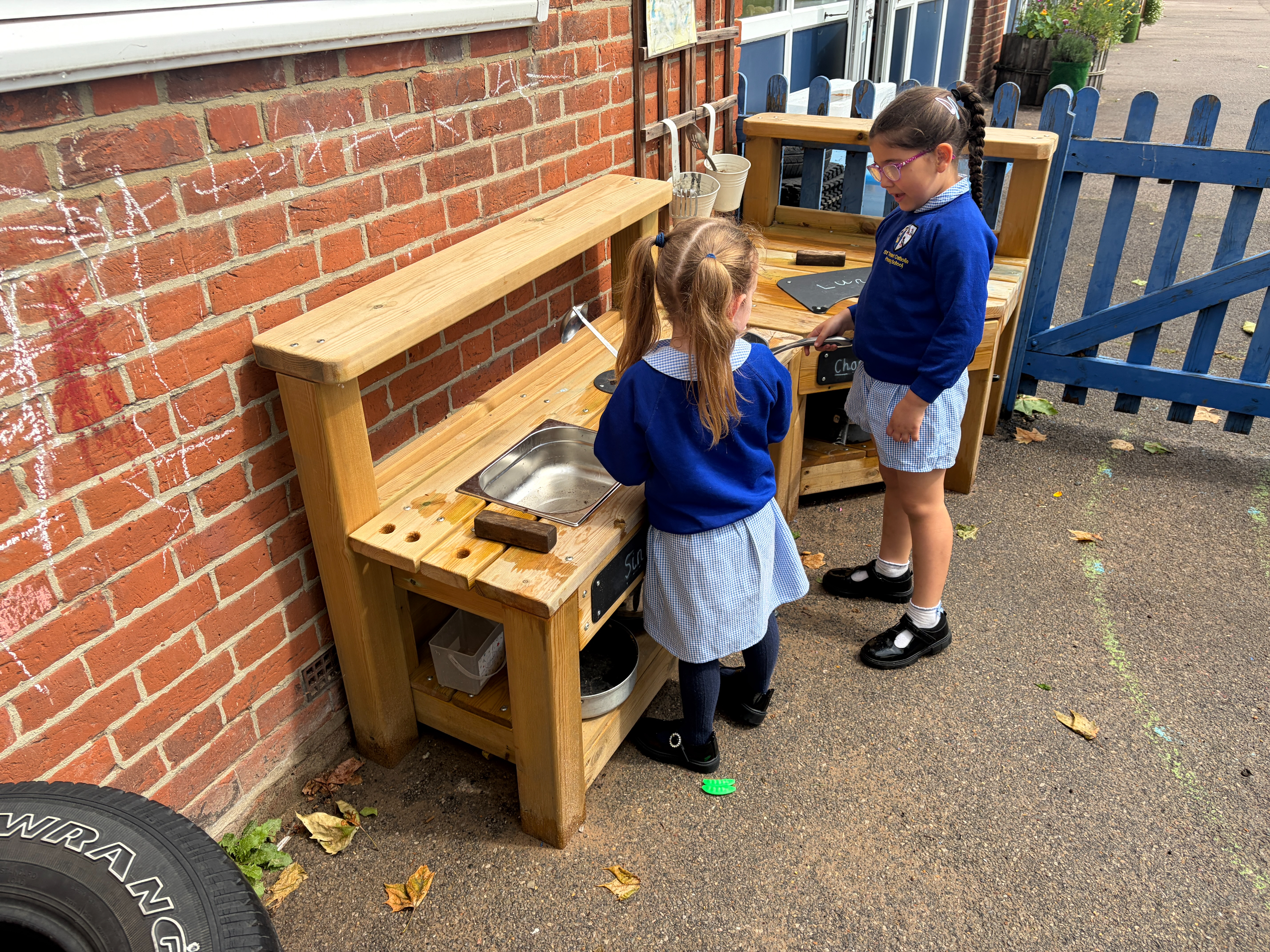 Mud Kitchen: Imaginative Play at St Thomas' Catholic Primary