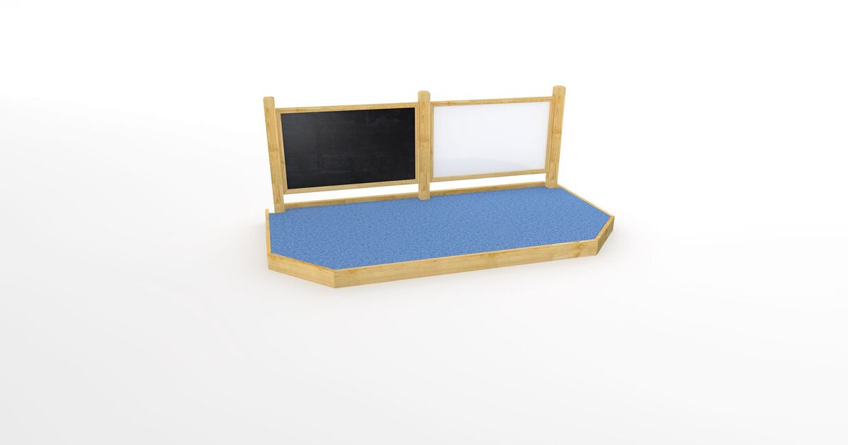Mark Making Storage Centre Stage with Mark Making Panels | Phoenix Play